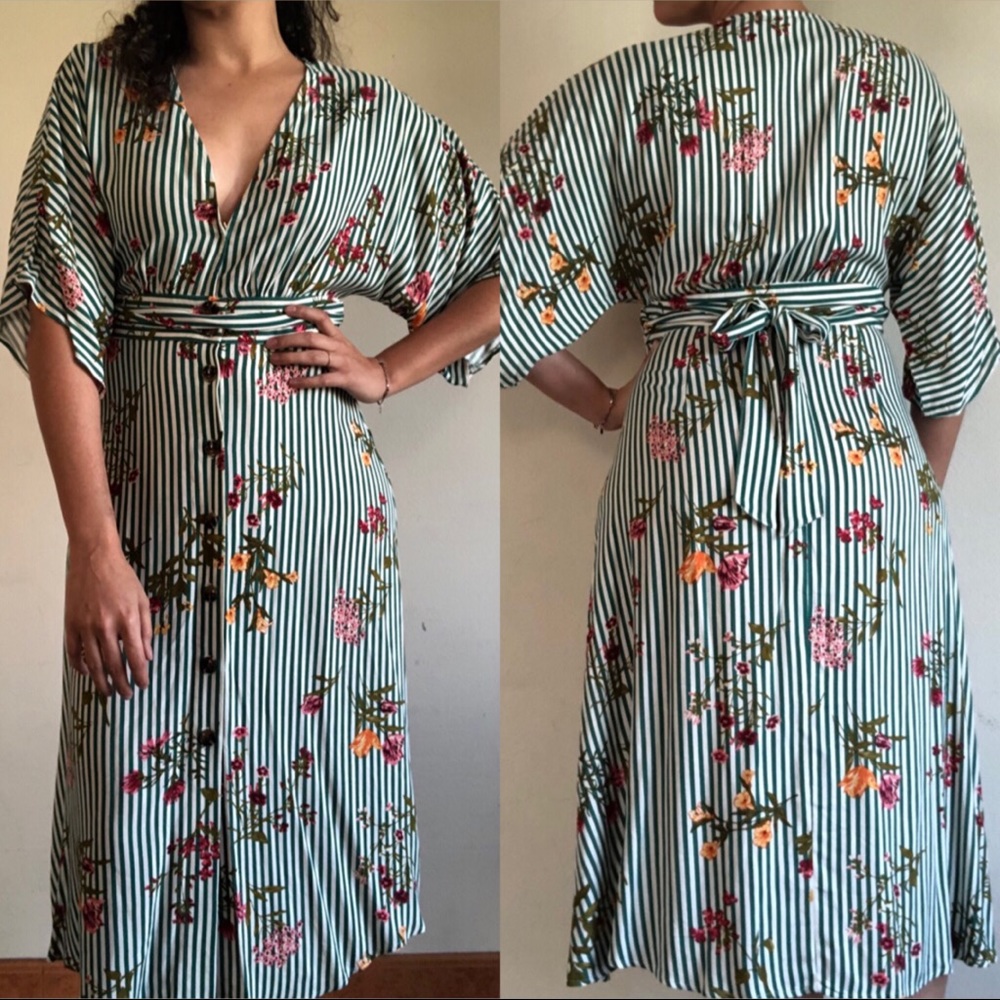 Flowy striped dress